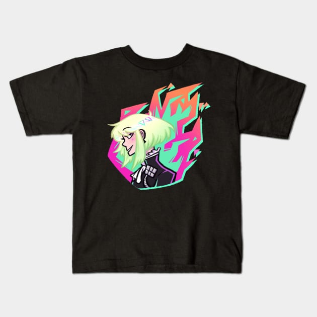 Lio Fotia Flare Kids T-Shirt by nicolealtdelete